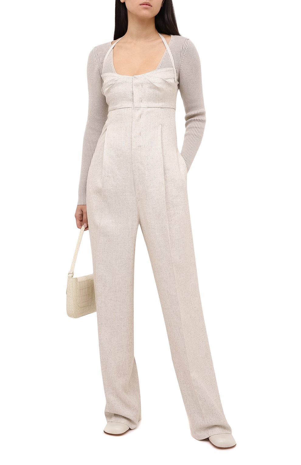 Боди из вискозы и шерсти JACQUEMUS, арт. 203KN38/209801, фото 2