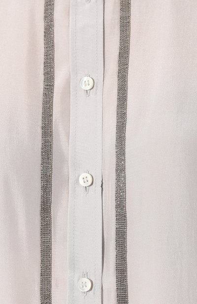 Шелковая рубашка BRUNELLO CUCINELLI, арт. MA929NT536, фото 5
