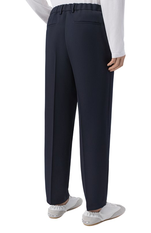 Шерстяные брюки Jil Sander J21KA0011/J40002 Синий  J21KA0011/J40002 Фото 4