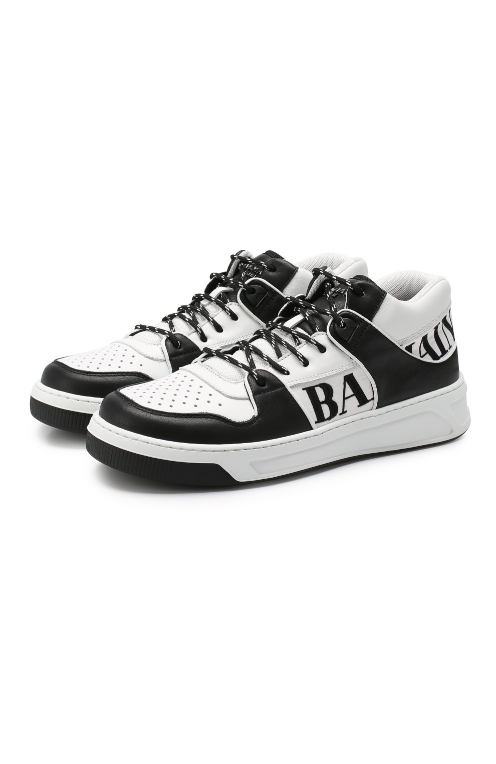 Кожаные кеды BALMAIN, арт. RM0C040/LRDN, фото 1