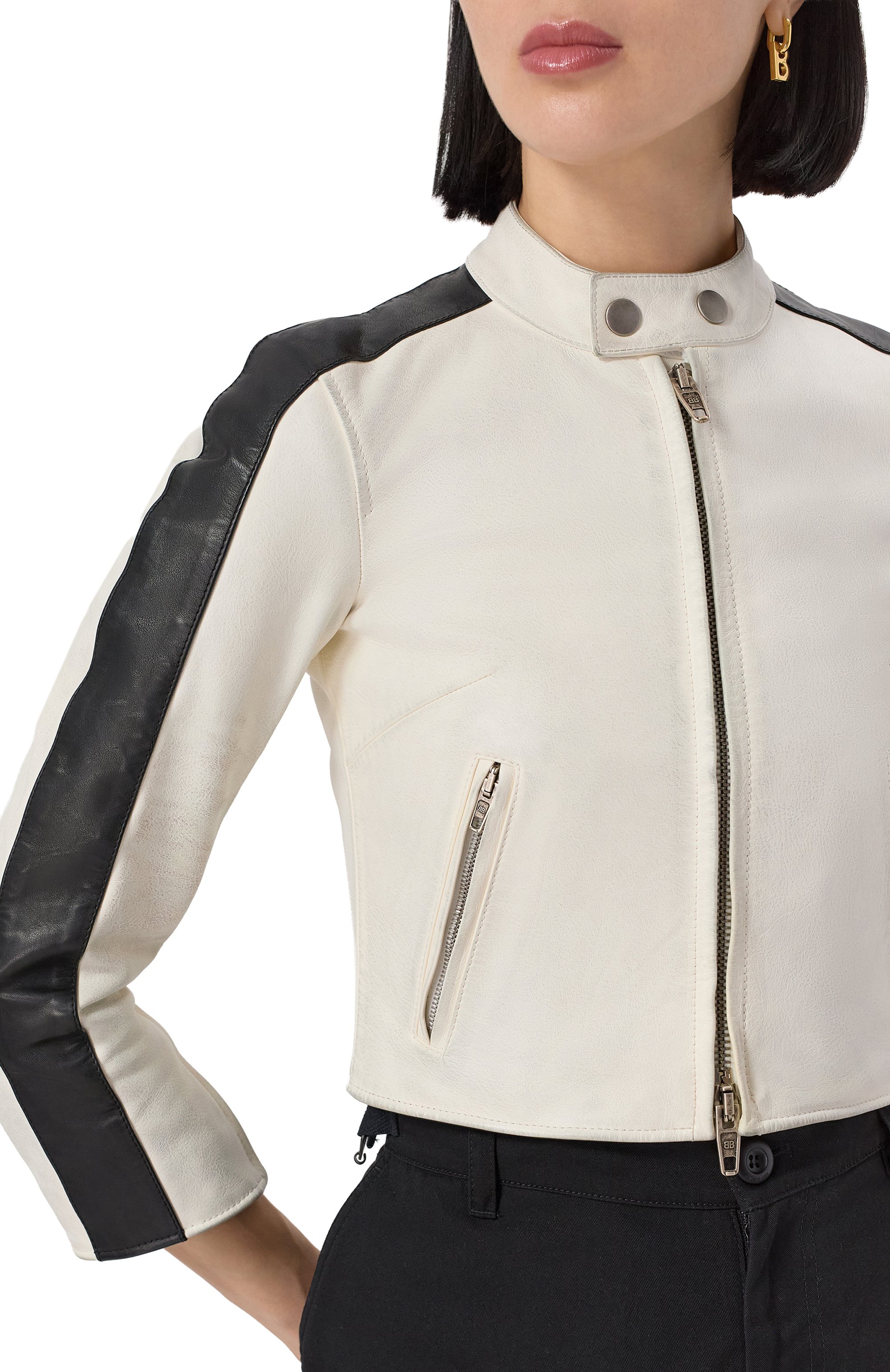 Кожаная куртка BALENCIAGA, арт. 747076/T0S08, фото 5