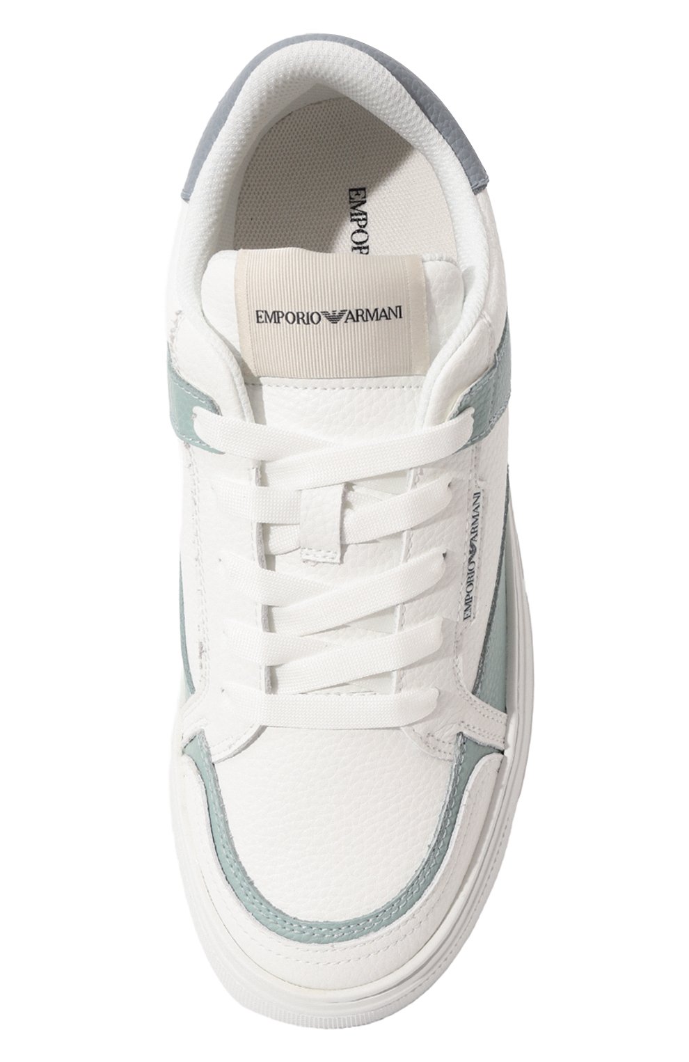 Кожаные кеды EMPORIO ARMANI, арт. X3X188/XF725, фото 6