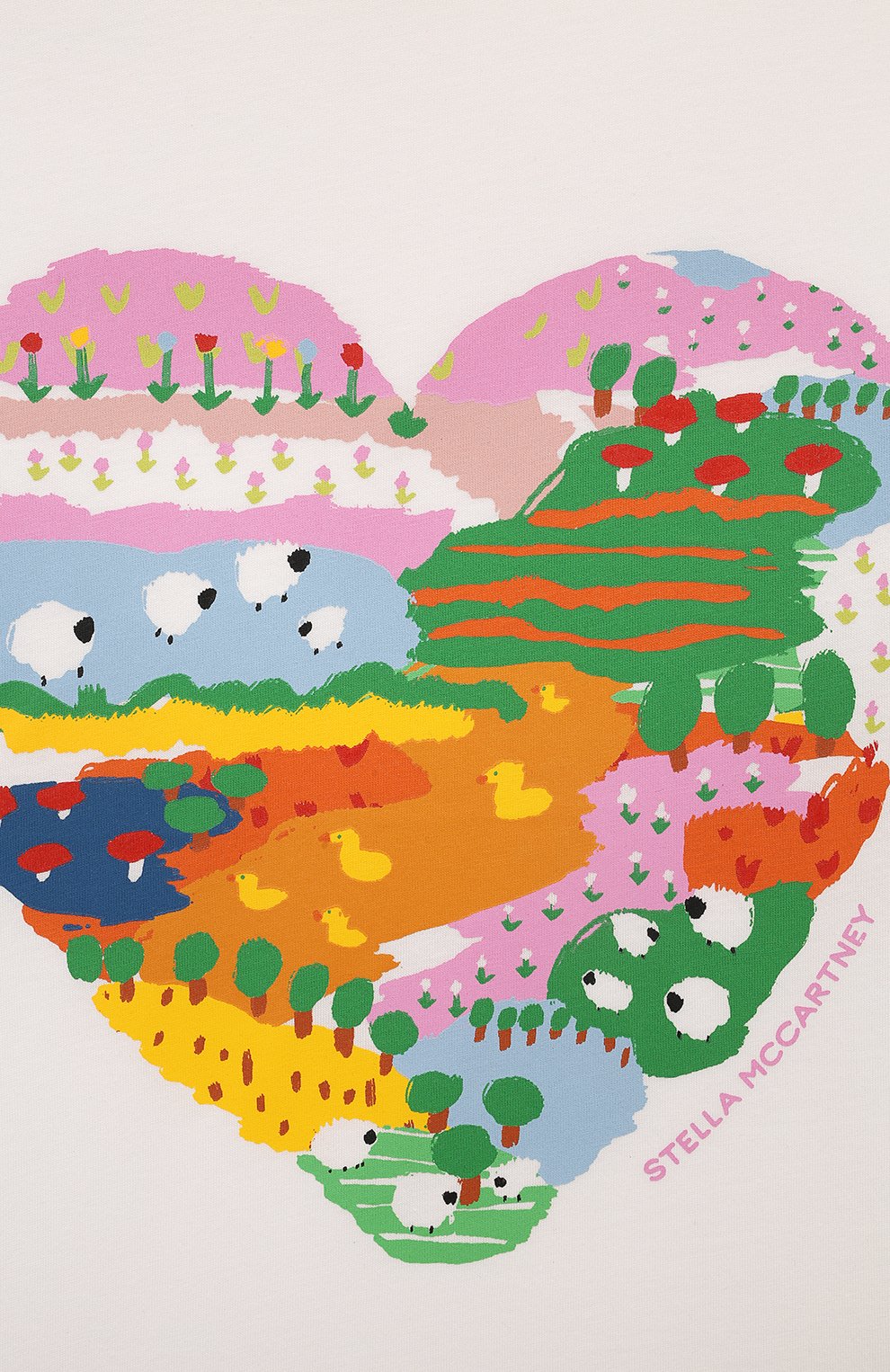 Хлопковая футболка STELLA MCCARTNEY, арт. TV8E01, фото 3