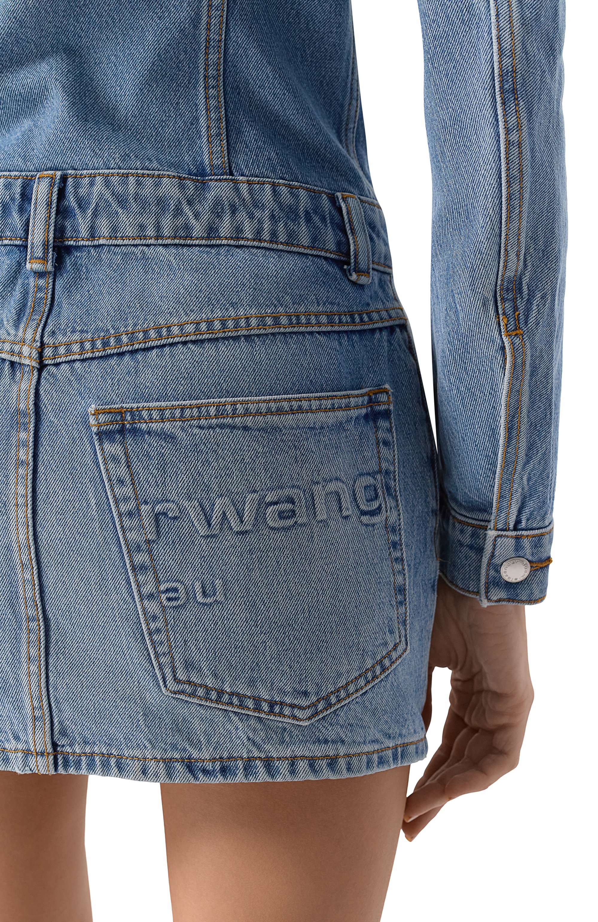 Джинсовое платье ALEXANDER WANG, арт. 4DC1256585, фото 5