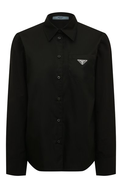 Женская хлопковая рубашка PRADA, арт. P408F-10UR-F0002-211