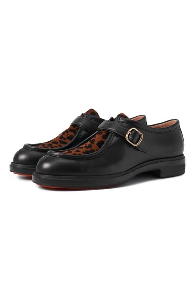 Женские кожаные ботинки easy SANTONI, арт. WUYG72462NERNLIJ