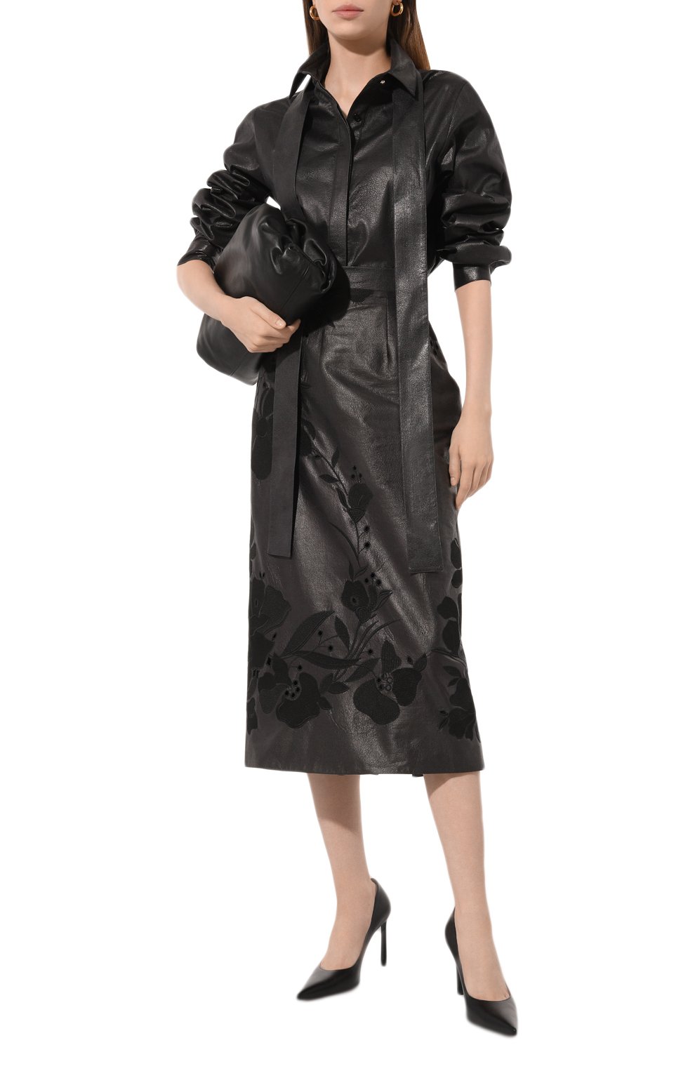 Блузка из экокожи ELIE SAAB, арт. SH043N, фото 2