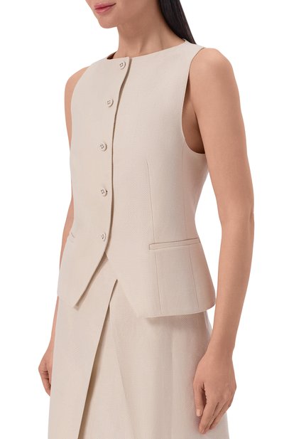 Льняной жилет OFFICINE GENERALE, арт. S26WTLG403, фото 3