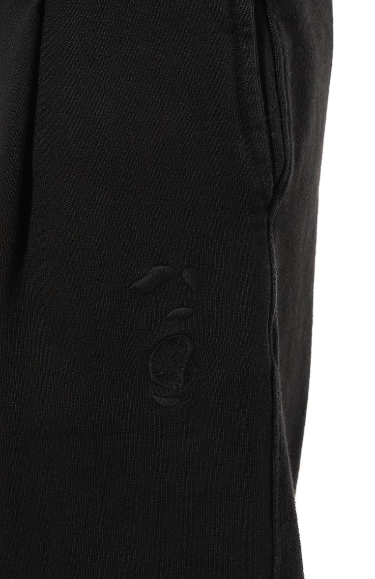 Мужские хлопковые брюки AOD AN OTHER DATE черного цвета, арт. AS0DMAFP015 | Фото 5 (Длина (брюки, джинсы): Стандартные; Случай: Повседневный; Стили: Гранж; Материал сплава: Проставлено; Материал внешний: Хлопок; Драгоценные камни: Проставлено)