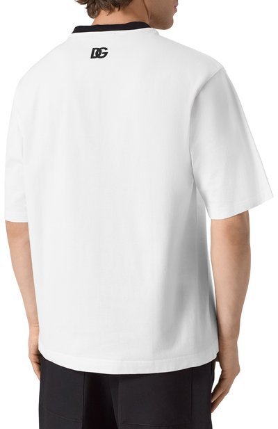 Хлопковая футболка DOLCE & GABBANA, арт. G8SH6T/G705W, фото 4