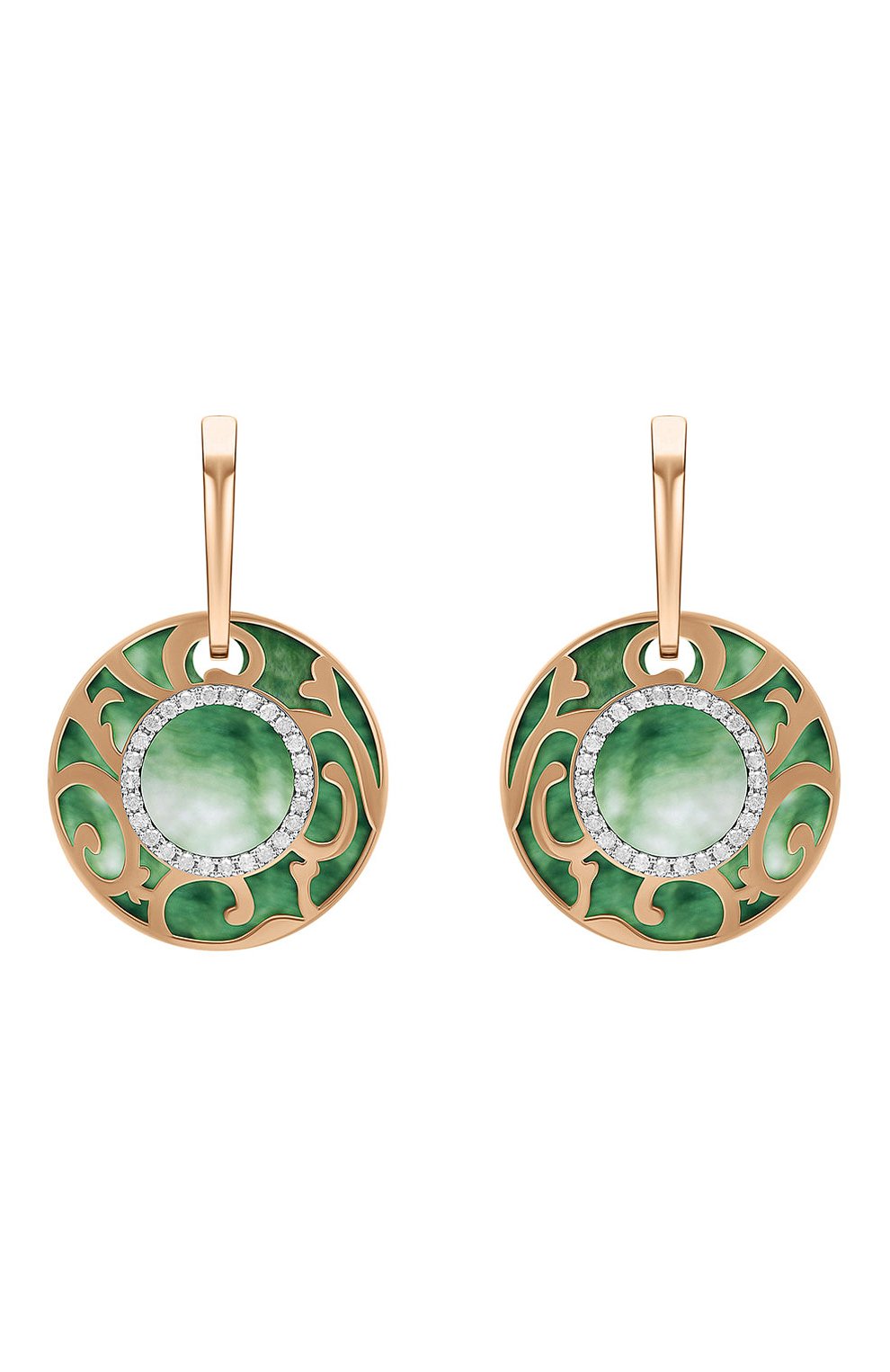 Серьги siriana MATTIOLI бесцветного цвета по цене 390000 руб., арт. MOR083M035I, фото 2 Серьги siriana MATTIOLI, арт. MOR083M035I, фото 2