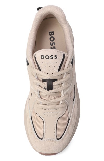 Кожаные кроссовки BOSS, арт. J53241, фото 4
