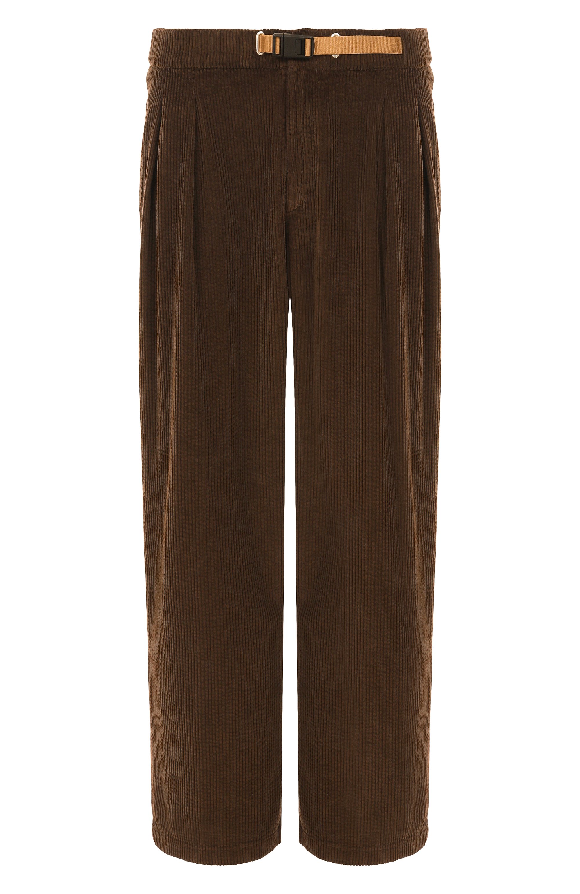 Вельветовые брюки WHITE SAND темно-коричневого цвета по цене 29950 руб., арт. 25WSU90/317, фото 1 Вельветовые брюки WHITE SAND, арт. 25WSU90/317, фото 1