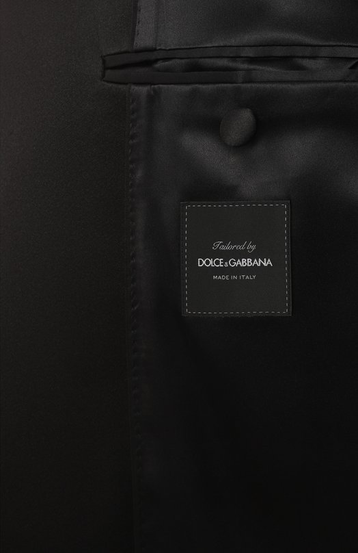 Шерстяной пиджак Dolce & Gabbana G2UH4T/FU21E Чёрный  G2UH4T/FU21E Фото 8