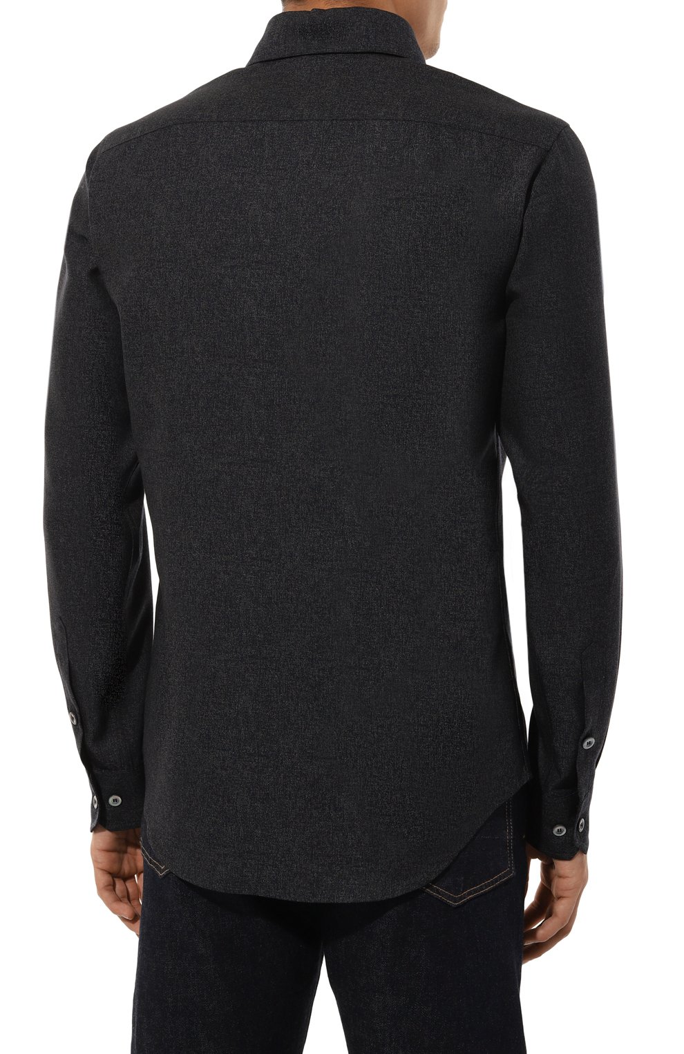 Рубашка из шерсти и вискозы GIORGIO ARMANI, арт. GM000303/AF12013, фото 4