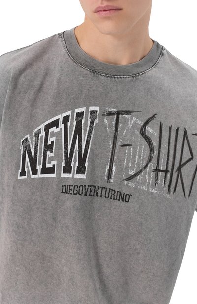 Хлопковая футболка DIEGO VENTURINO, арт. DVTS0NEW-T, фото 5