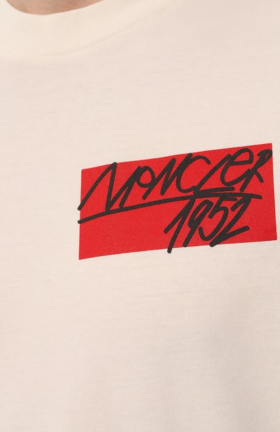 Хлопковая футболка 2 moncler 1952 MONCLER GENIUS, арт. 8C00014M2326, фото 5
