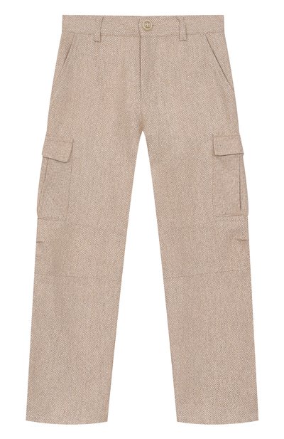 Брюки-карго из шерсти и хлопка ELEVENTY, арт. EX6P40/I0285/6-8