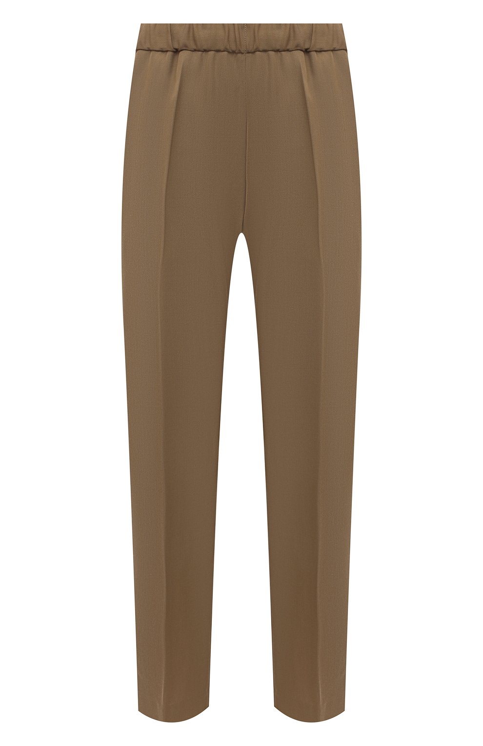 Брюки из шерсти и вискозы DRIES VAN NOTEN хаки цвета по цене 53950 руб., арт. 211-10909-2301, фото 1 Брюки из шерсти и вискозы DRIES VAN NOTEN, арт. 211-10909-2301, фото 1