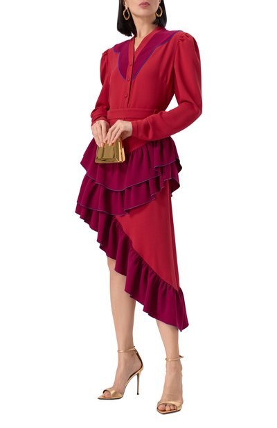 Шелковое платье ULYANA SERGEENKO, арт. ABM001FW24RESORT 1957Т24, фото 2