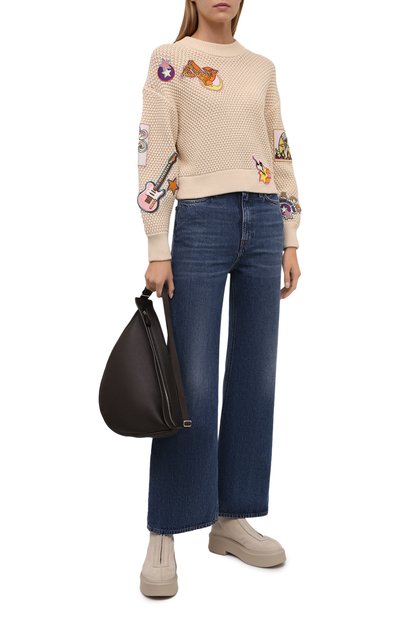 Хлопковый свитер ZIMMERMANN, арт. 1993TC0N, фото 2