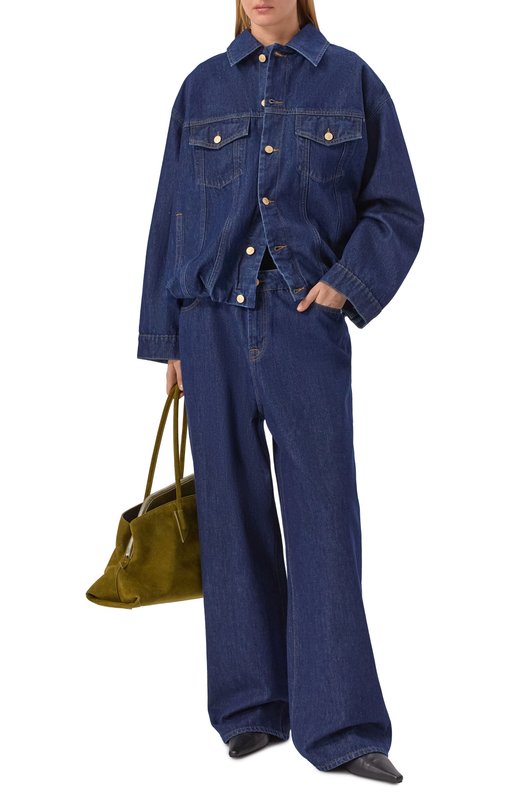 Джинсы Banded Slouchy Wide 7 For All Mankind 7U4T0E52-1ZI Синий  7U4T0E52-1ZI Фото 2