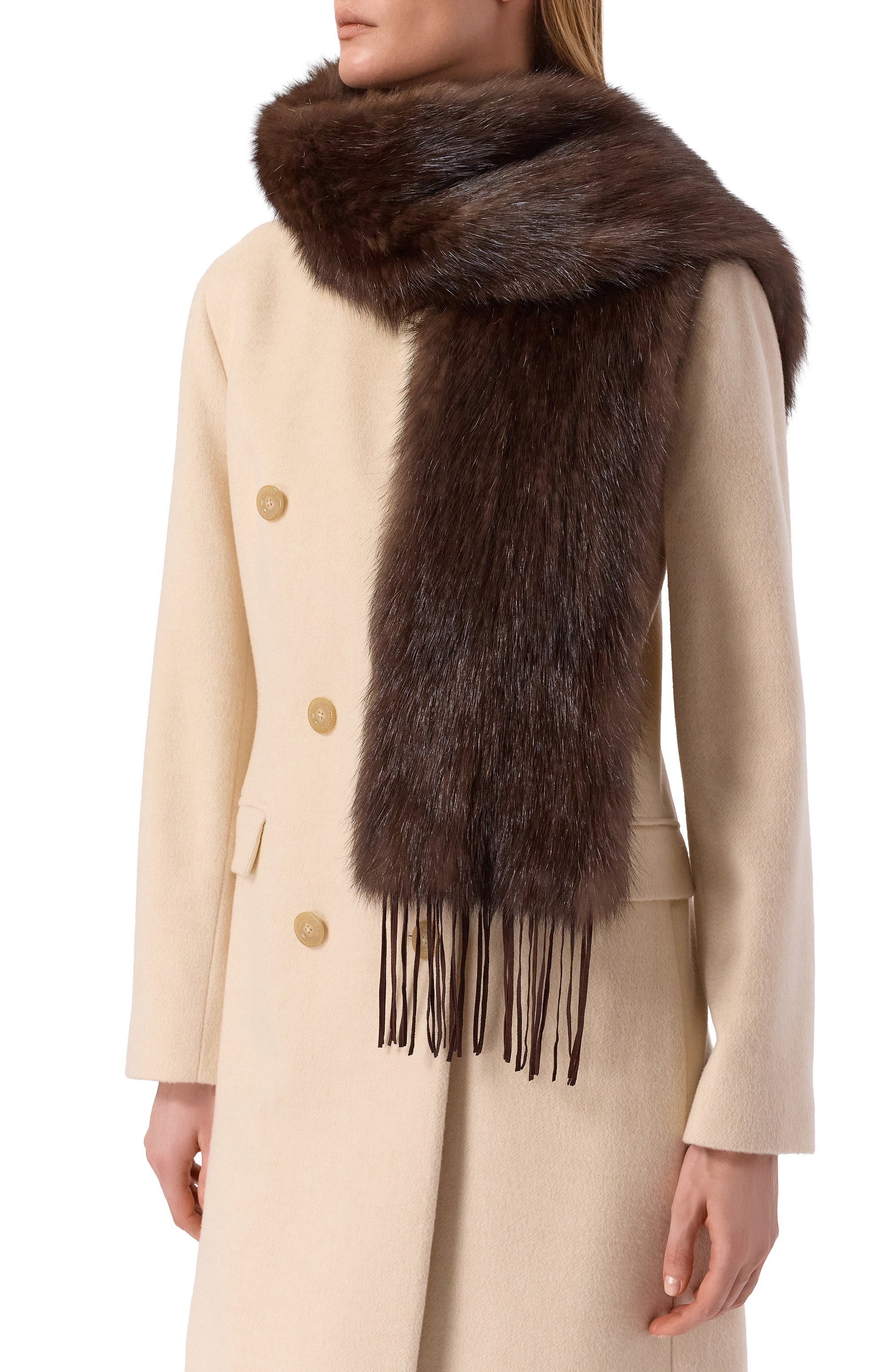 Меховой шарф из соболя VICTORIA KUSENKOVA, арт. 503550004037, фото 2