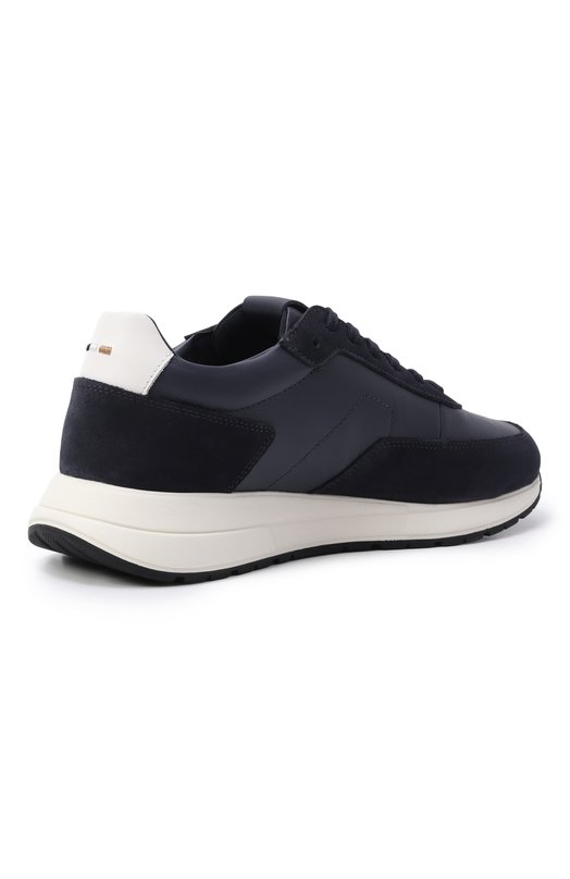 Кожаные кроссовки Vinston BOSS 50557837 Синий  50557837 Фото 4