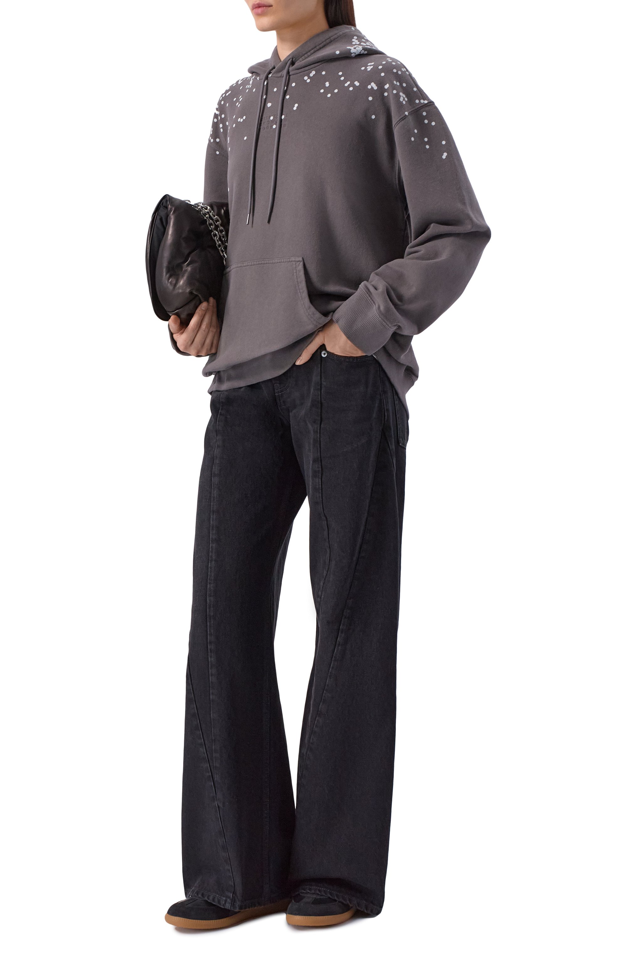 Хлопковое худи MM6, арт. S62GU0141/M25024, фото 2