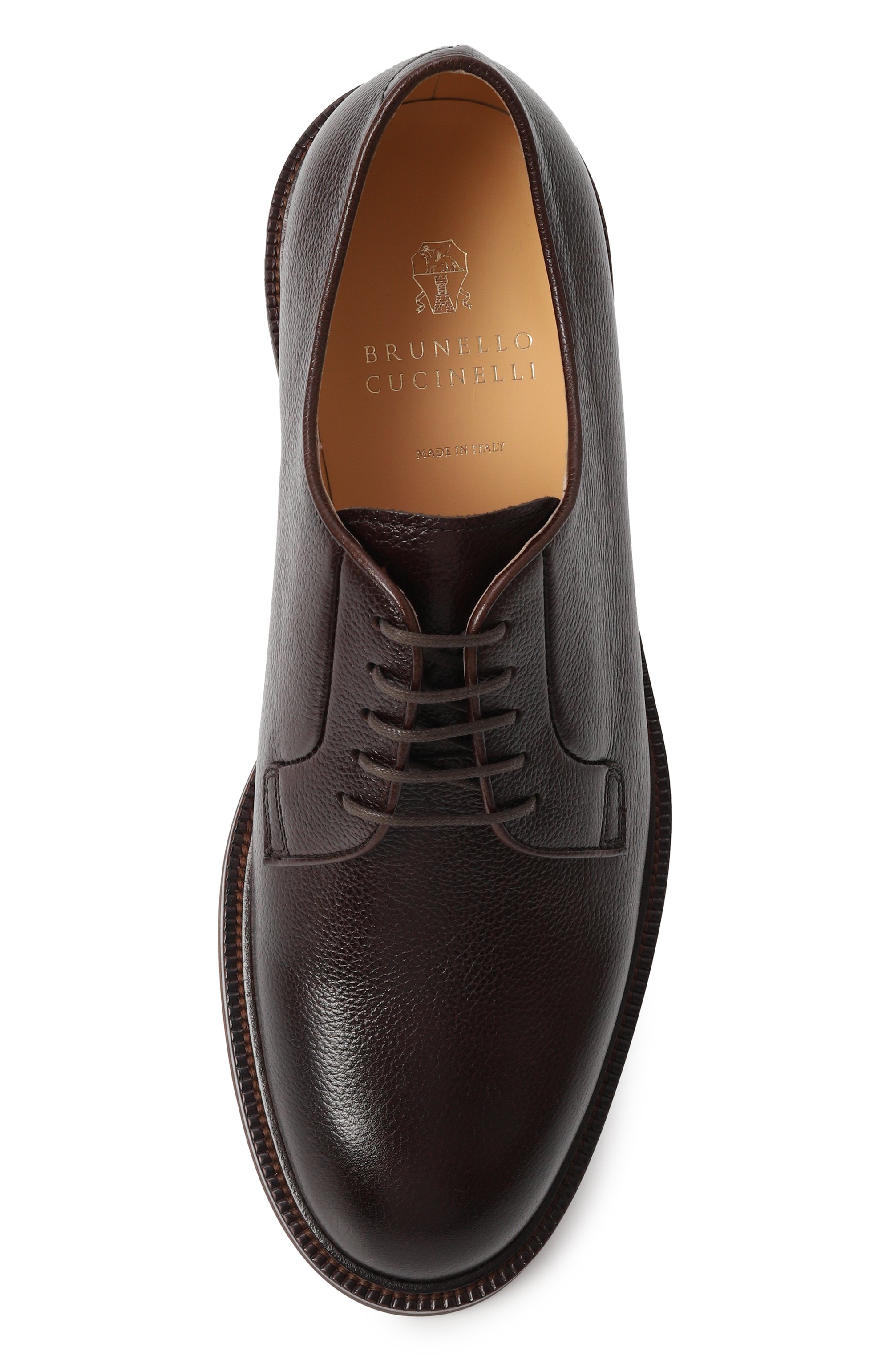 Кожаные дерби BRUNELLO CUCINELLI, арт. MZUNAIX810, фото 6