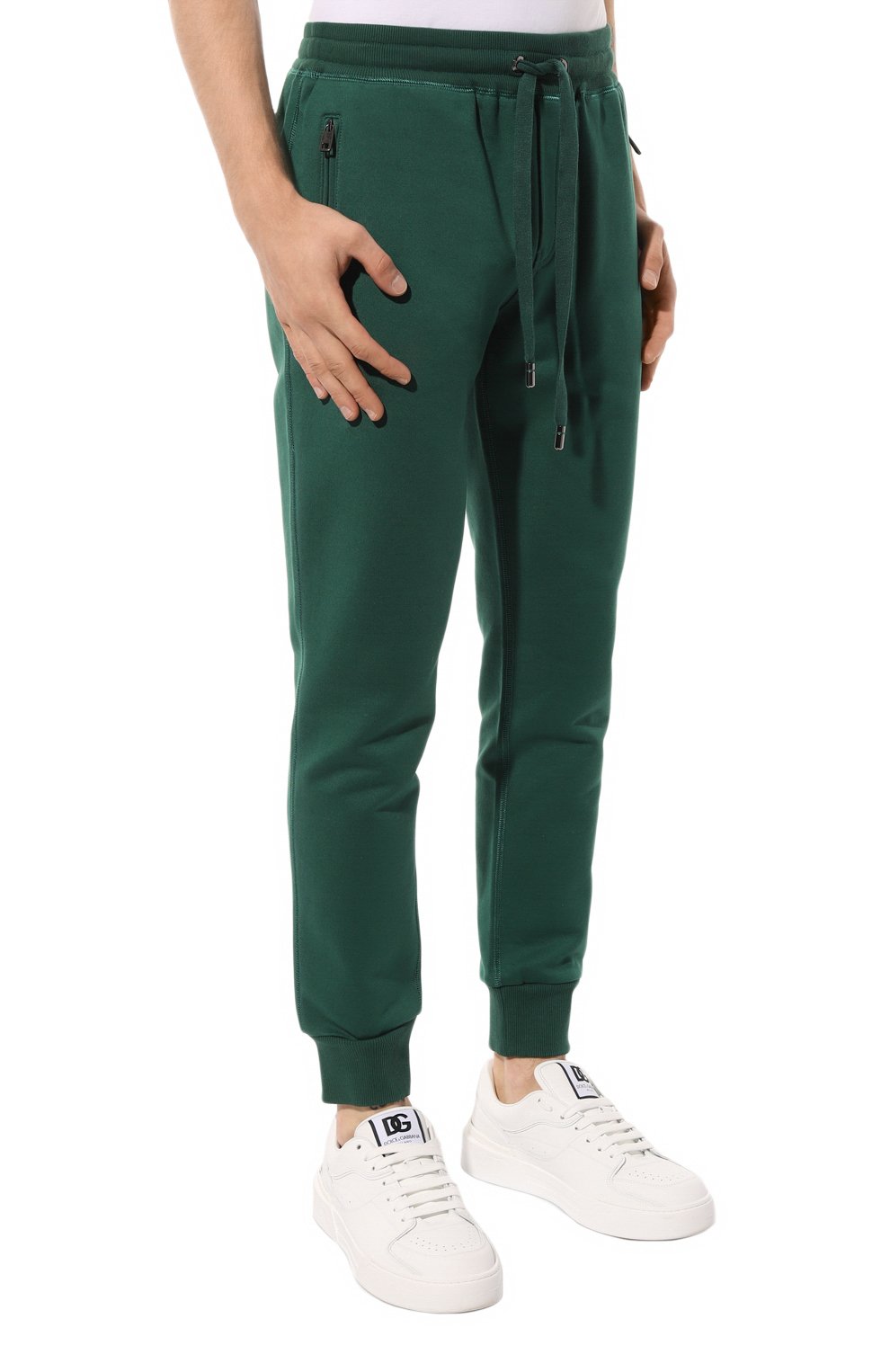 Хлопковые джоггеры DOLCE & GABBANA, арт. GVXQHT/G7F2G, фото 3