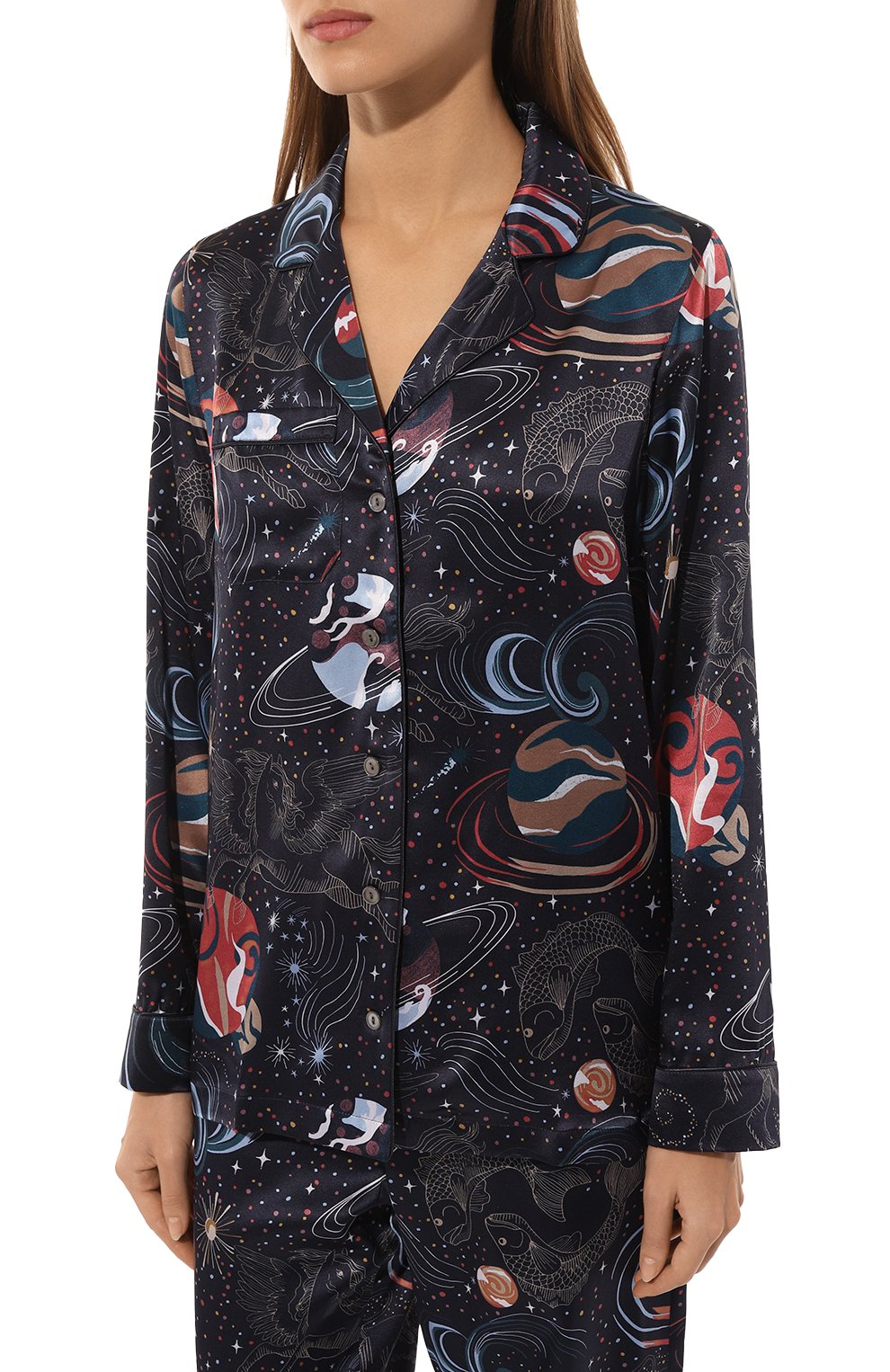 Шелковая пижама  DEREK ROSE, арт. 2050-BRIN105, фото 3