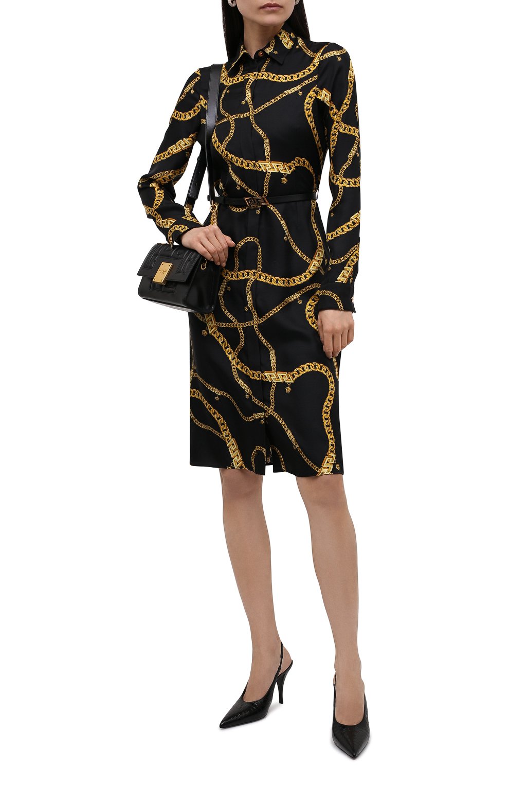 Шелковое платье VERSACE, арт. 1003972/1A02881, фото 2