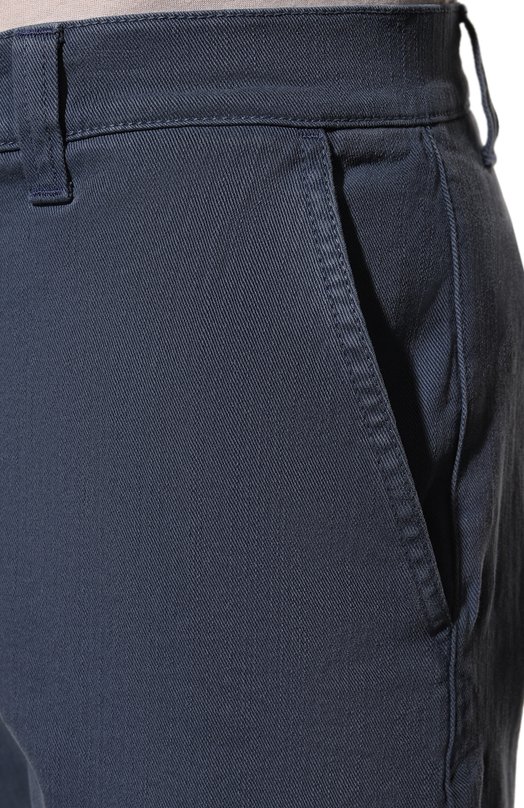 Хлопковые брюки Stefano Ricci MFT24B0180/K3PT Синий  MFT24B0180/K3PT Фото 5