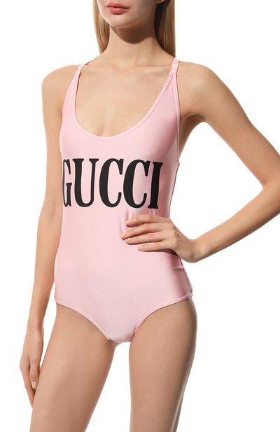 Слитный купальник GUCCI разноцветного цвета по цене 46080 руб., арт. 501899 XJANK, фото 2 Слитный купальник GUCCI, арт. 501899 XJANK, фото 2