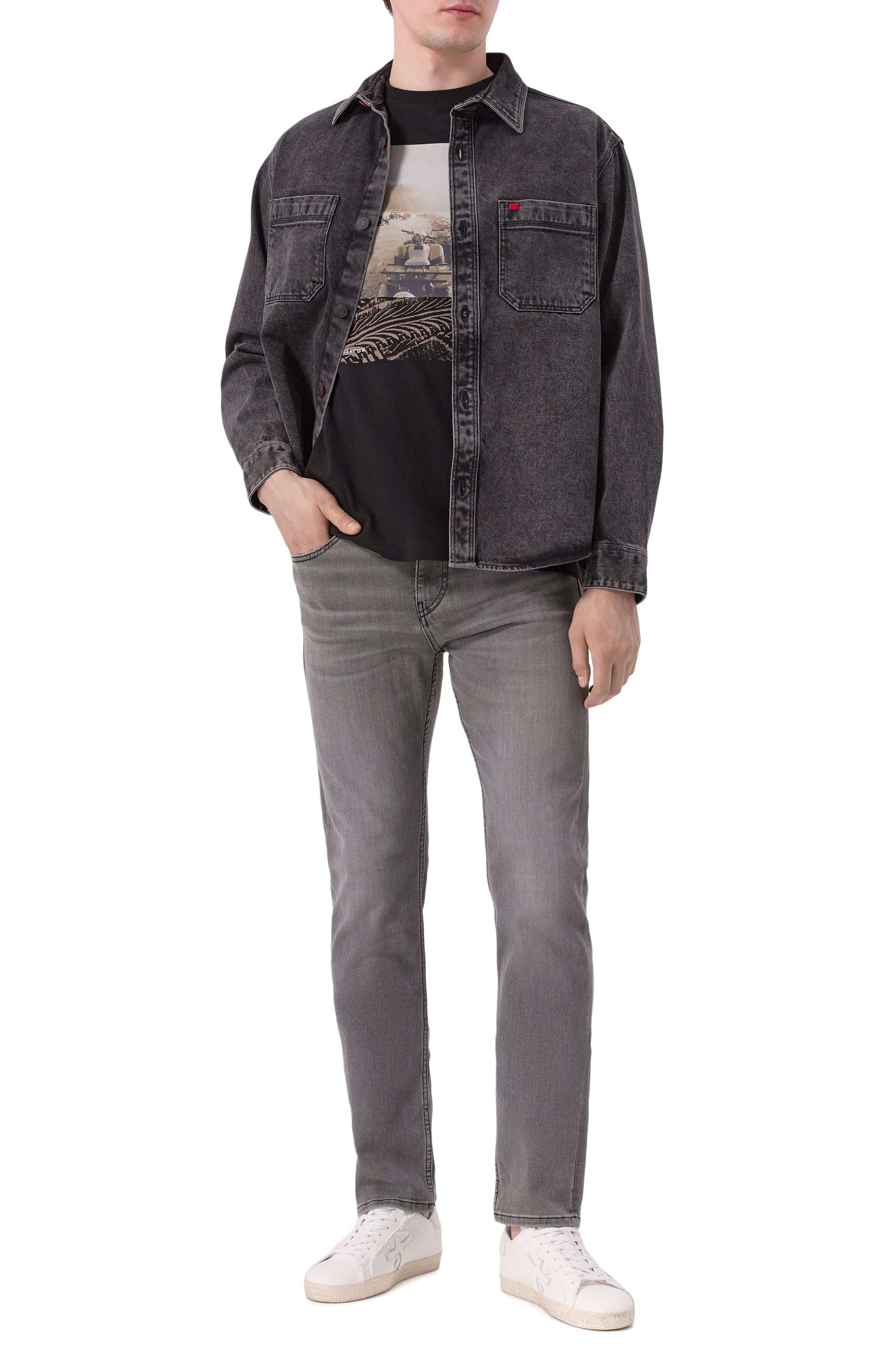 Хлопковая футболка BOSS ORANGE, арт. 50539187, фото 2