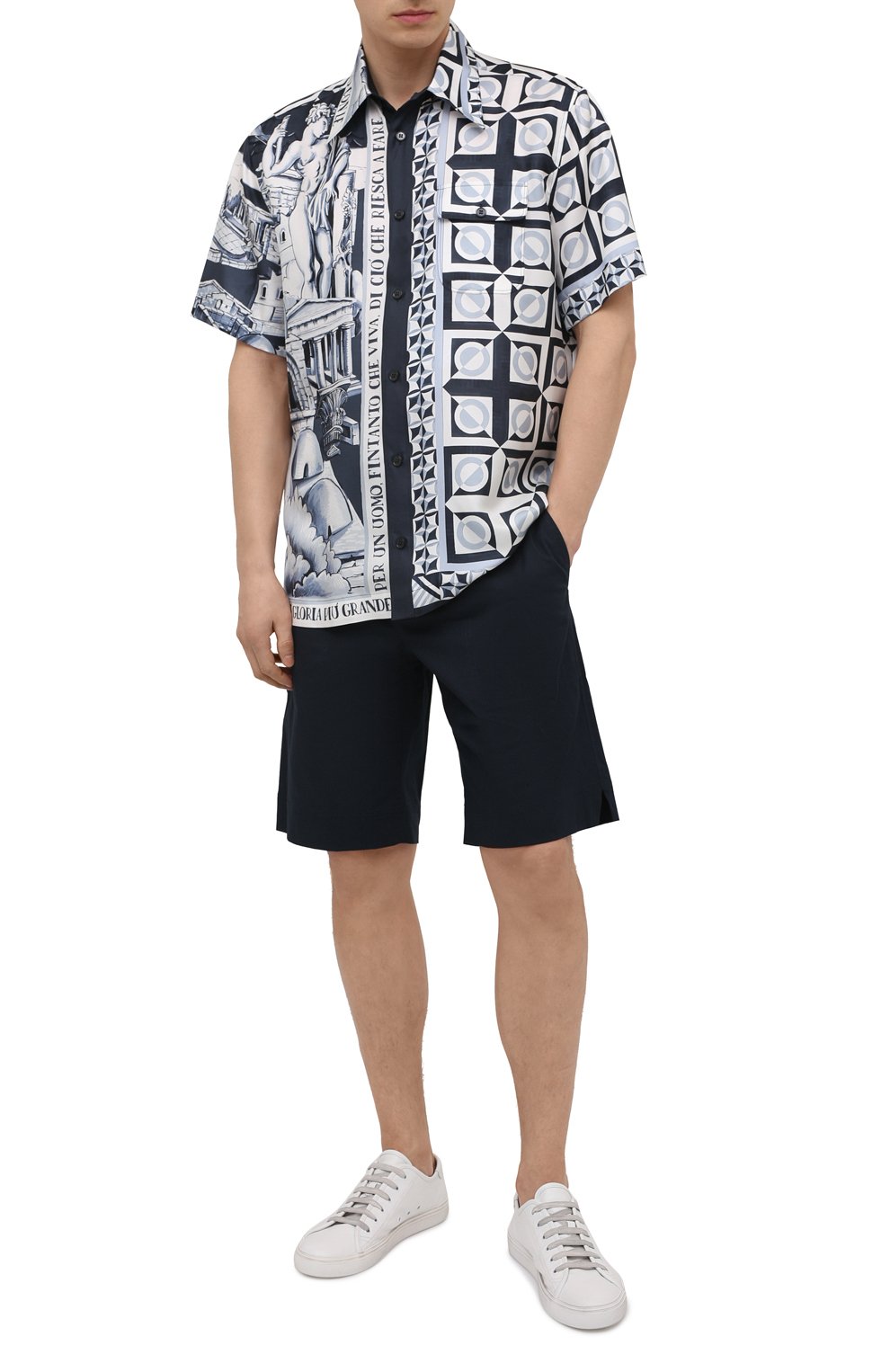 Шелковая рубашка DOLCE & GABBANA, арт. G5GX3T/FI1VV, фото 2