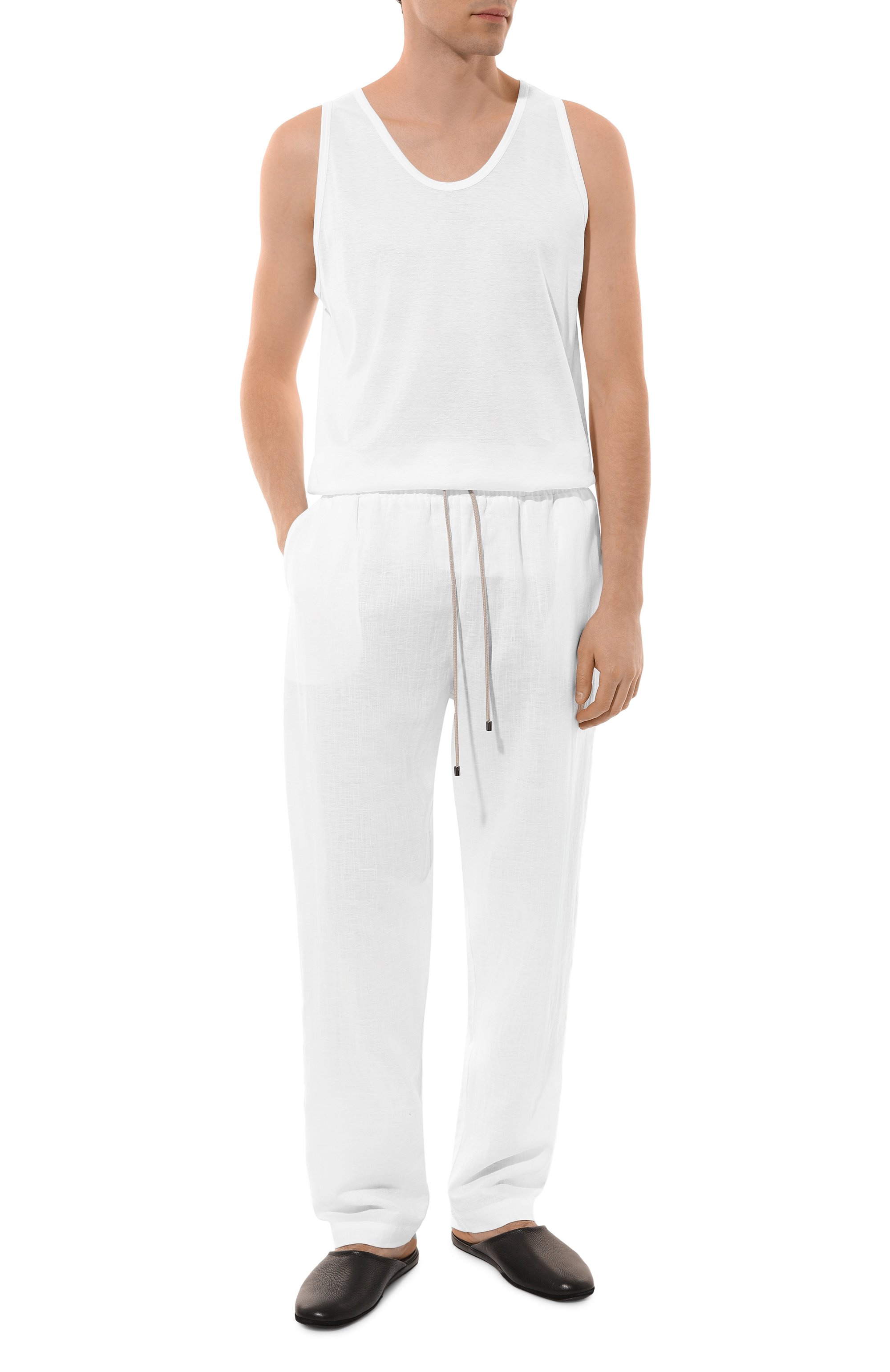 Брюки изо льна и хлопка ZIMMERLI, арт. 4697-27000, фото 2