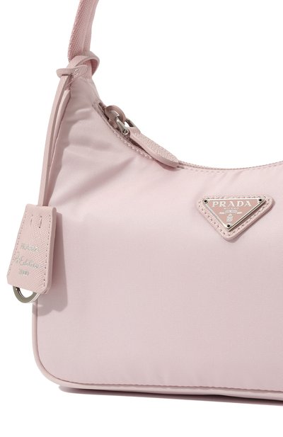 Сумка prada re-edition 2000 PRADA розового цвета по цене 92000 руб., арт. 1NE515-RDH0-F0E18, фото 3 Сумка prada re-edition 2000 PRADA, арт. 1NE515-RDH0-F0E18, фото 3