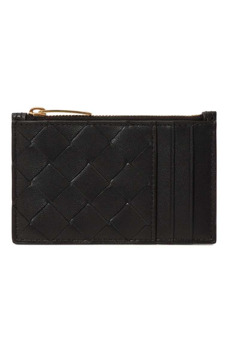 Женский футляр для кредитных карт BOTTEGA VENETA бордового цвета, арт. 680613/VCPP3/8849 | Фото 1 (Материал: Натуральная кожа; Нос: Не проставлено)