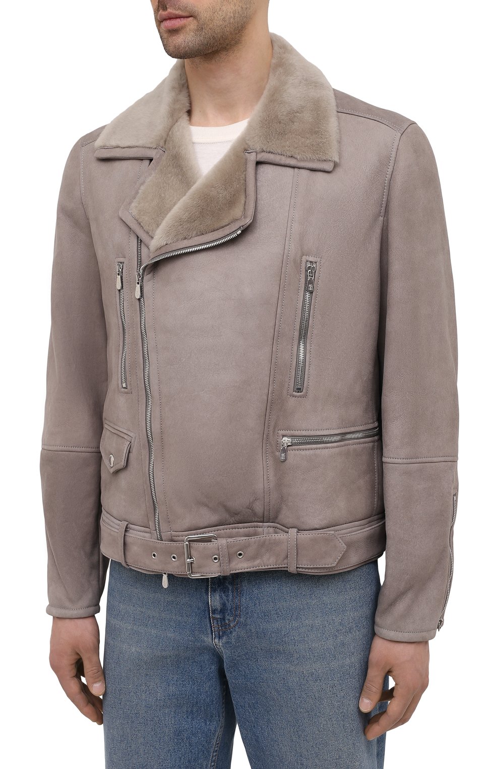 Дубленка из овчины BRUNELLO CUCINELLI, арт. MPMV01565, фото 3