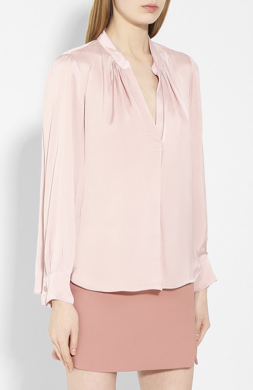 Блузка ZADIG AND VOLTAIRE розового цвета по цене 34050 руб., арт. SJCP0503F, фото 3 Блузка ZADIG AND VOLTAIRE, арт. SJCP0503F, фото 3
