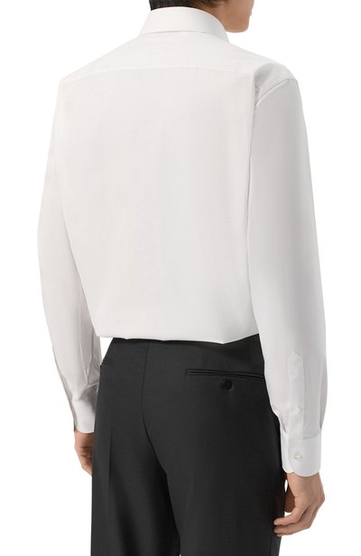 Хлопковая сорочка BRIONI белого цвета по цене 106500 руб., арт. RCB40M/0E05E, фото 4 Хлопковая сорочка BRIONI, арт. RCB40M/0E05E, фото 4