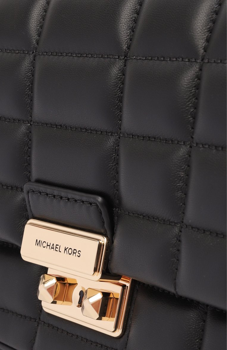 Женская сумка tribeca large MICHAEL MICHAEL KORS черного цвета, арт. 30R4G2RL7L | Фото 3 (Ремень/цепочка: На ремешке; Материал: Натуральная кожа; Размер: large)