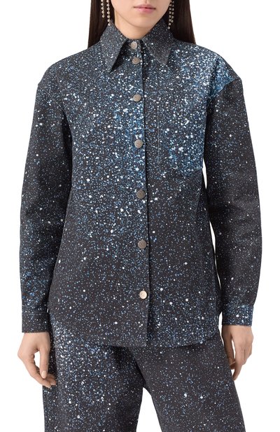 Джинсовая рубашка GIUSEPPE DI MORABITO, арт. 04SSDNT032C 04455, фото 3