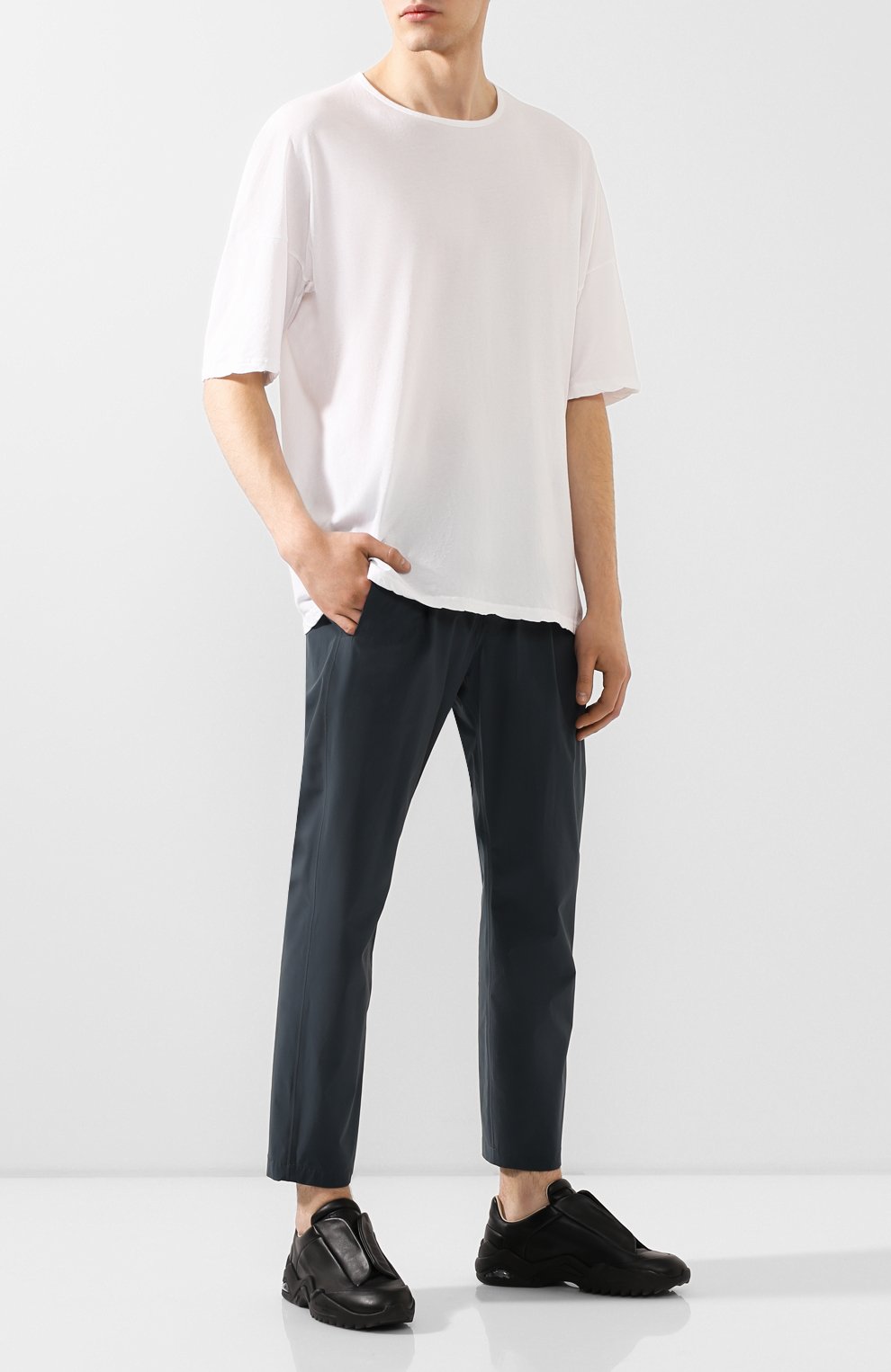 Брюки KAZUYUKI KUMAGAI зеленого цвета по цене 49550 руб., арт. AP01-213, фото 2 Брюки KAZUYUKI KUMAGAI, арт. AP01-213, фото 2