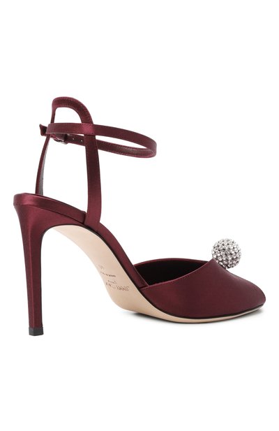 Текстильные босоножки sacora 85 JIMMY CHOO, арт. SAC0RA85WCZ, фото 5