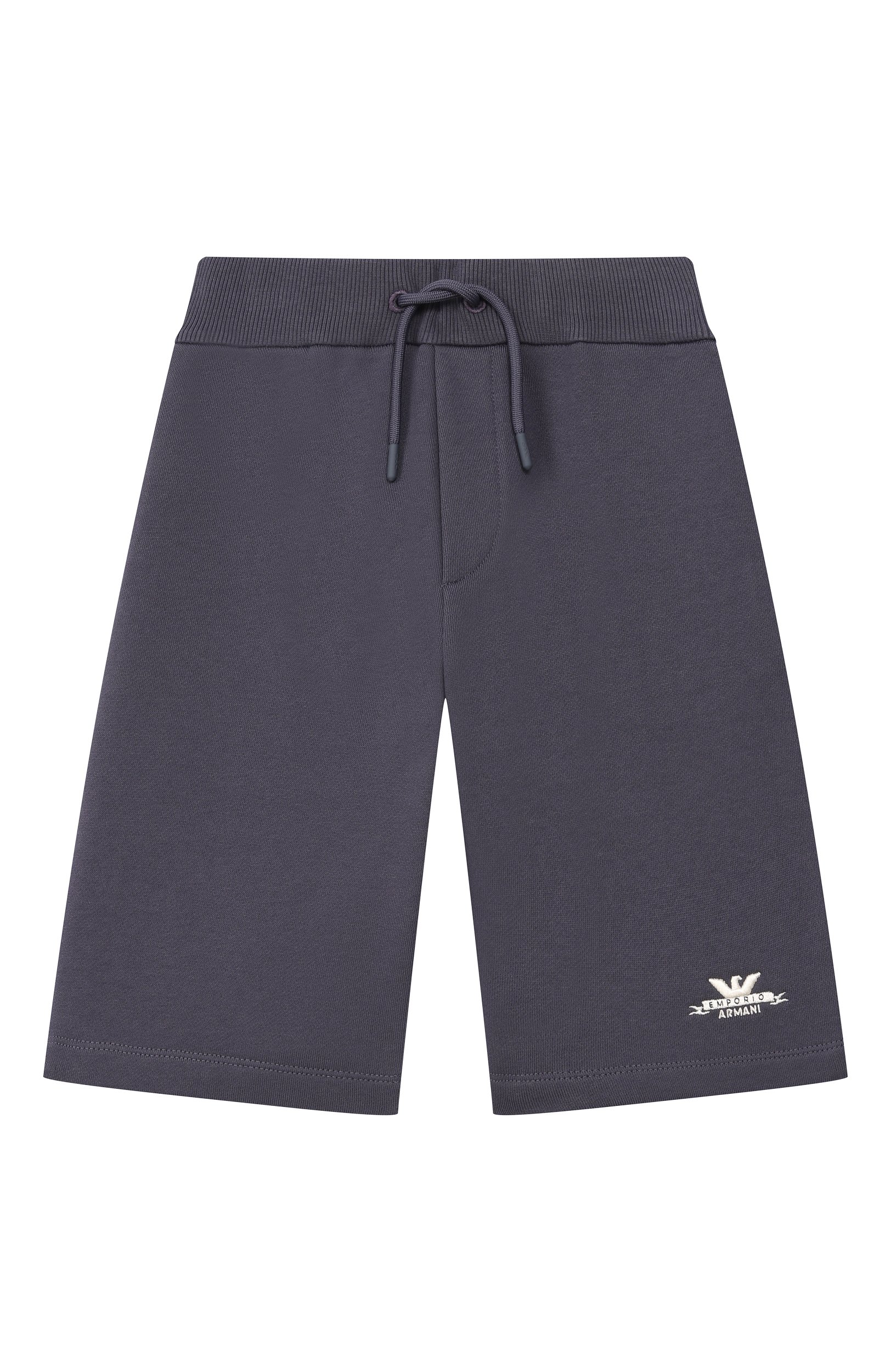 Хлопковые шорты EMPORIO ARMANI темно-синего цвета по цене 16050 руб., арт. EB001435/AF26020, фото 1 Хлопковые шорты EMPORIO ARMANI, арт. EB001435/AF26020, фото 1