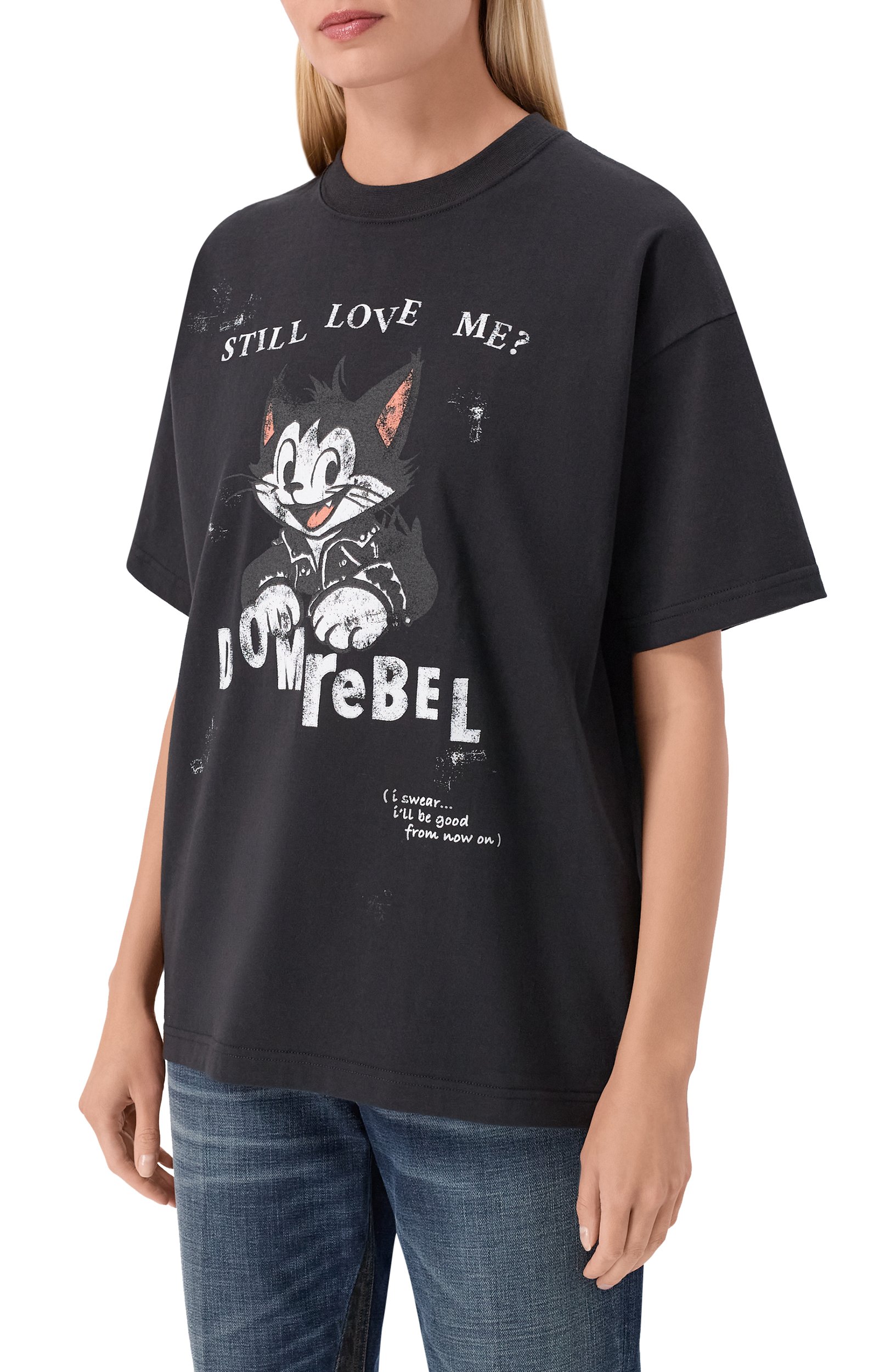 Хлопковая футболка DOMREBEL, арт. L0VECAT/T-SHIRT, фото 3