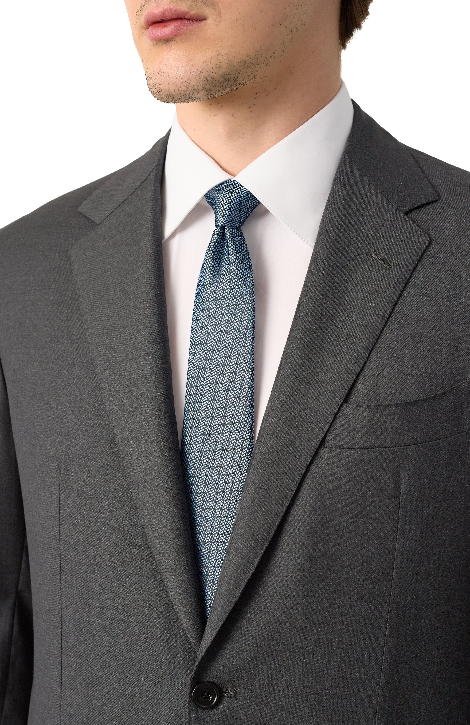 Шелковый галстук CANALI, арт. 18/HJ04231, фото 2